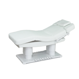 Lit <span class=keywords><strong>de</strong></span> beauté électrique <span class=keywords><strong>haut</strong></span> <span class=keywords><strong>de</strong></span> <span class=keywords><strong>gamme</strong></span> pour utilisation en salon <span class=keywords><strong>Table</strong></span> <span class=keywords><strong>de</strong></span> <span class=keywords><strong>massage</strong></span> en métal personnalisable avec fonctions chauffantes et pliantes - Product Image 1
