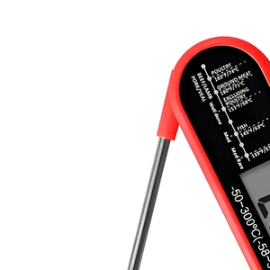 Red Digital Folding <b>Food</b> Thermometer <b>Probe</b> Meat BBQ Kitchen Cooking Temperature Meter - Product Image 6
