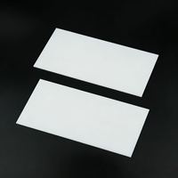 Plaque en céramique d'alumine de haute pureté sur mesure, grande taille, ultra-mince, 96 %/99,6 %, dissipateur thermique électronique, substrat isolant, découpe