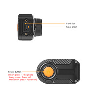 Caméra de tableau de bord pour moto Podofo 2K, étanche IP66, enregistrement en boucle, 1080P HD, mini WiFi pour moto, enregistreur sans écran, OEM ODM