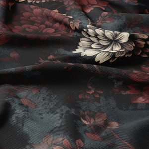 Débardeur en jersey côtelé doux et très élastique, tissu imprimé en tricot côtelé pour femmes, vêtements décontractés - Product Image 5