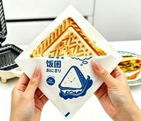 Sac en papier triangulaire personnalisé avec logo imprimé, enduit de PE, résistant à la graisse, pour pain, gaufres, hamburgers, sandwichs, beignets
