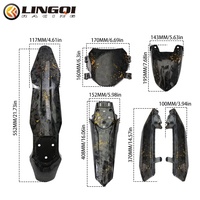 LINGQI RACING Moto Plastique Plein de Carénages Modifié Remplacement pour TALARI Dirt Pit Bike Off Road