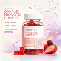 Gummies Probiotiques OEM d'Usine pour un Confort Digestif Intestinal Équilibré et un Bien-être Quotidien de l'Appareil Digestif, Idéales pour les Personnes Sédentaires