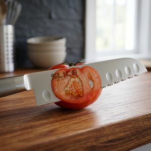 Cuchillo de Cocina Seki Japan con Hoja Dentada, Mango de Plástico, Diseño Ambidiestro, Apto para Lavavajillas, Acabado Satinado - Product Image 2