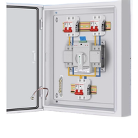 Kit Complet Double Alimentation Commutateur de Transfert Automatique Compteur Minuteur Armoire de Distribution ATS Boîtier de Distribution Électrique Panneau Électrique