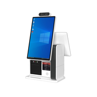 Kiosque de paiement de facture de billet de restaurant à écran tactile de 15.6 "Machine de caisse en libre-service Kiosque de commande de nourriture Mcdonalds