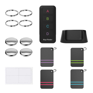 Quà tặng giáng sinh gói 4 phím thiết bị chỉ buzzer wifi chống mất keychain thiết bị điện thoại di động Key Finder Locator còi - Product Image 6