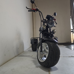 <span class=keywords><strong>Scooter</strong></span> électrique Citycoco 2026 amélioré, <span class=keywords><strong>scooter</strong></span> à trois <span class=keywords><strong>roues</strong></span>, pneus larges de 8 pouces, double batterie, chariot de golf avec coffre - Product Image 5