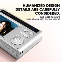 Kamera Digital Retro Zoom optik, kamera Digital 5K 30fps 48MP CMOS 16x layar ganda desain baru pabrik, kartu SD Vlog luar ruangan