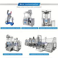 Homogénéisateur-mélangeur sous vide pour la fabrication de cosmétiques et de dentifrice, direct usine, pour l'homogénéisation et l'émulsification