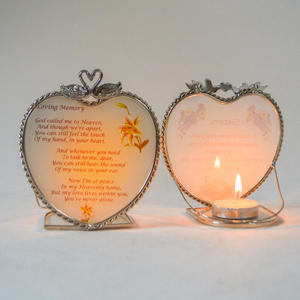 รักความทรงจำคู่รักหงส์หัวใจชาเชิงเทียนเชิงเทียนเชิงเทียนยืนโต๊ะกลางของขวัญพยาบาล - Product Image 3