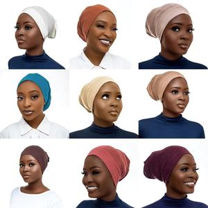 Gorro de Jersey de Algodón para Mujer <span class=keywords><strong>JYL</strong></span>, Pañuelo, Hiyab, Gorro para Quimioterapia, Gorro Interior, Turbante Musulmán, Hiyabs Interiores para Adultos - Product Image 2