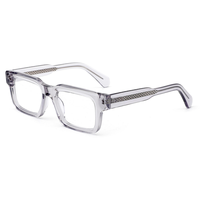 Vente en gros de lunettes de vue rectangulaires en acétate personnalisées avec logo, lunettes de vue pour femmes de haute qualité, monture en acétate, lunettes optiques