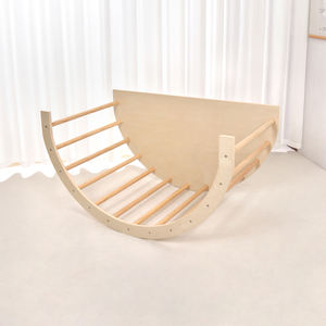 मोंटेसरी बच्चे बहु-कार्यात्मक लकड़ी की चढ़ाई फ्रेम सहित बहु-कार्यात्मक लकड़ी की चढ़ाई फ्रेम सेट - Product Image 2