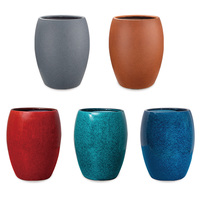 Décoration intérieure, fleurs artificielles contemporaines de luxe, pot en PP verni, durable, léger, capacité de 10 à 30 L, pour la maison, le jardin