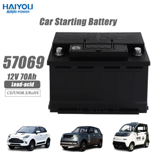 DIN STANDARD 12V <span class=keywords><strong>70AH</strong></span> sellado <span class=keywords><strong>AGM</strong></span> plomo ácido duradero batería de coche lo suficientemente potente para arranque de coche batería de arranque de coche de plomo ácido - Product Image 1