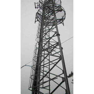 Mạ kẽm nhúng nóng 20M 60m thép mast pylon lò vi sóng đài phát thanh ba ống tháp cho viễn thông phụ kiện - Product Image 3