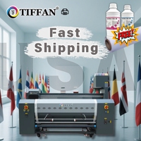 Imprimante à sublimation thermique à double tête grand format haute vitesse 44 pouces pour fabricants, imprimante de bannières de 1,3 m