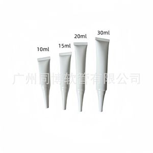 หลอดบรรจุภัณฑ์เครื่องสำอางสีขาวชนิดนิ่ม ขนาด 10 มล. 15 มล. 20 มล. 30 มล. 40 มล. 60 มล. 80 มล. 100 มล. สำหรับบรรจุภัณฑ์โฟมล้างหน้า ครีม โลชั่น - Product Image 4