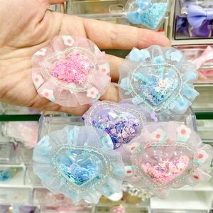 Tùy Chỉnh Dễ Thương 3D Trong Suốt TPU Sequin Nhồi Bông Các Bản Vá Lỗi Đầy Màu Sắc Trang Trí Giày Cho Trẻ em' Hàng May Mặc Và Túi Xách - Product Image 1