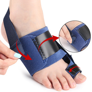 Séparateur d'orteils réglable pour <span class=keywords><strong>hallux</strong></span> <span class=keywords><strong>valgus</strong></span>, correcteur de pied d'oie, attelle orthopédique de <span class=keywords><strong>nuit</strong></span>, redresseur d'orteils en nylon - Product Image 5