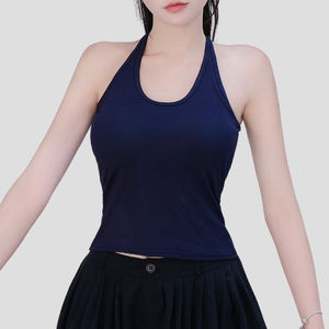 Femmes été sport soutien-gorge gilet nu sensation Yoga haut course entraînement réservoir respirant confortable séchage rapide entraînement Fitness - Product Image 3