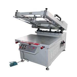 เครื่องพิมพ์ซิลค์สกรีนกึ่งอัตโนมัติความเร็วสูง พร้อมโต๊ะสุญญากาศแบบแขนเอียงสำหรับการ์ดและฉลาก  พร้อมระบบขับเคลื่อนด้วยมอเตอร์หลัก - Product Image 2