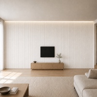 Banruo Modern PS 3D Waterdichte Bloemmotief Decoratieve Wandpaneel voor Woonkamer Binnenwanddecoratie