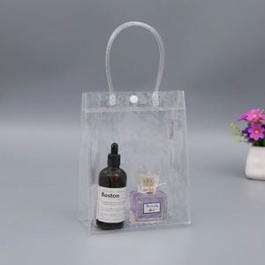 Hot Sale Biodegradable Customized Waterproof Tote Printed Custom Transparent Pvc Shopping Printed <b>Packing</b> Plastic <b>Bags</b> - Product Image 3