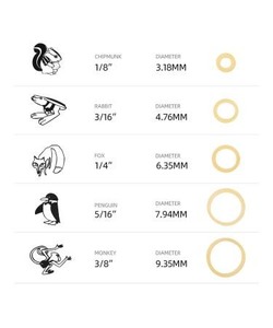 Élastiques orthodontiques de qualité médicale, bandes de caoutchouc dentaire sans latex, haute élasticité, 1/8, 3/16, 1/4, 5/16, 3/8 pour traitement des appareils dentaires - Product Image 2