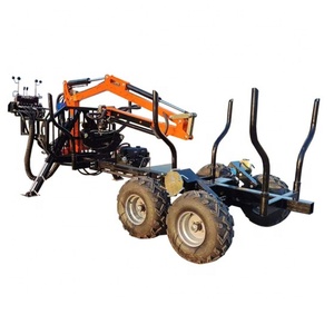 Remorque robuste pour VTT, remorque forestière pour le transport de bois, remorque tout-terrain pour le transport de grumes à <span class=keywords><strong>vendre</strong></span> - Product Image 3