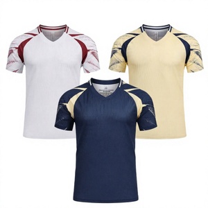 Camisetas de Fútbol Retro Personalizadas al por Mayor, Camisetas de Fútbol Vintage con Impresión por Transferencia de Calor OEM, 100% Poliéster, Unisex, para Equipos - Product Image 4