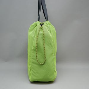 New Arrival Designer Mesh Zipper Light Yellow Women Shopper <b>Shoulder</b> <b>Medium</b> Volume Shopper - Product Image 4