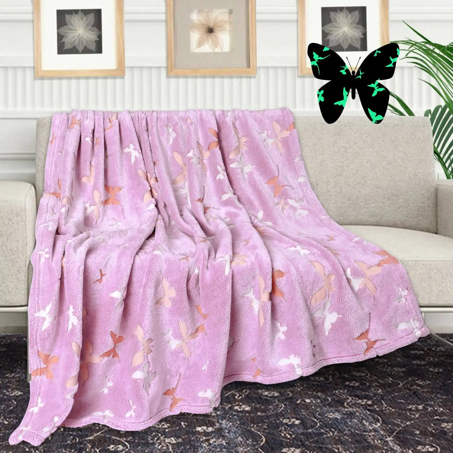 Best Quality Coral Flannel Fleece Blanket Cozy Custom Soft 100% Polyester And Cushion