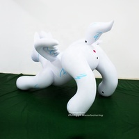Jouet de dessin animé publicitaire SPH pour chien gonflable blanc Offre Spéciale personnalisé