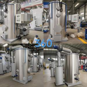 Chaudière à vapeur industrielle à faible <span class=keywords><strong>consommation</strong></span> de carburant, à tube vertical, basse pression, alimentée au charbon, à biomasse ou au bois, 300, 500, 700, 1000 kg - Product Image 2