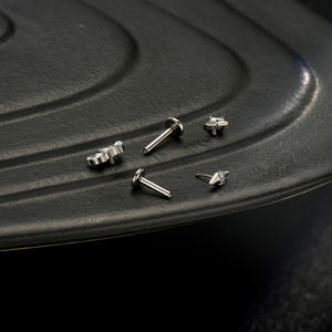 Bijoux <span class=keywords><strong>de</strong></span> perçage, boucles d'oreilles en titane ASTM F136, anneaux segmentés à charnière, boucles d'oreilles pendantes, perçage d'oreille en titane - Product Image 3