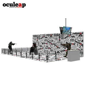 Máquina de Juegos de Realidad Virtual, Simulador de Tiro para 4 Personas, Arena de Realidad Virtual, Plataforma de Batalla Multijugador, Simulador de Movimiento Láser 12D VR - Product Image 1