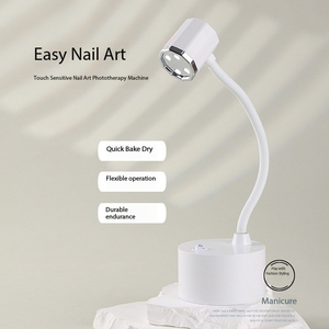 Lampe à LED USB Mini pour Ongles, Réglable à 360°, Séchoir UV Rapide pour Vernis Gel, en Plastique Durable - Product Image 1