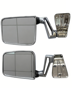 Nouveau rétroviseur latéral chromé pour Jeep Wrangler JK JL, étanche et durable, rétroviseur de voiture XMAXVISION - Product Image 3