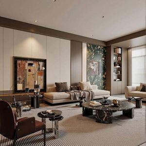 Conception de villa de luxe moderne avec personnalisation complète de la maison, ensemble complet de meubles pour projet de décoration intérieure d'hôtel et d'appartement - Product Image 2