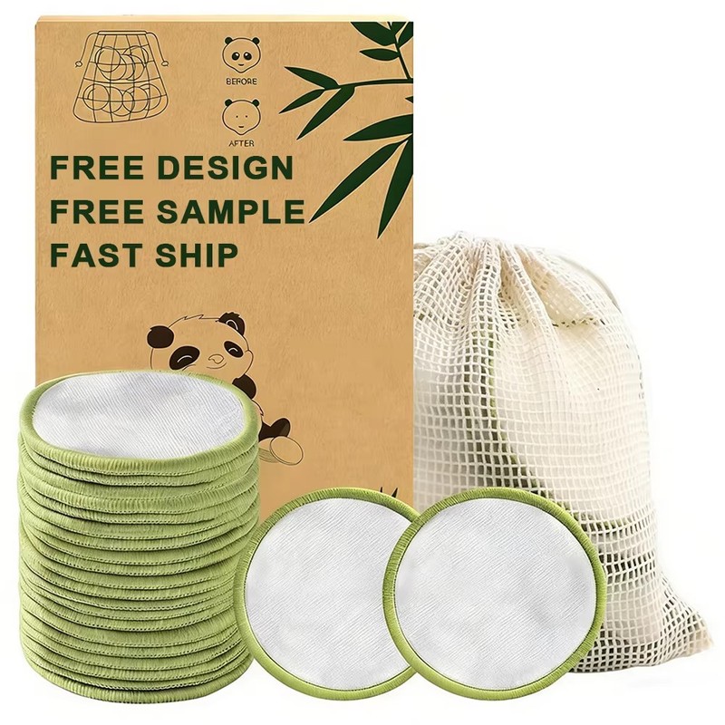 Custom Logo Makeup Remover Pads Soft