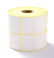 Rouleaux d'étiquettes thermiques à une face, étiquettes d'expédition, adhésif sensible à la pression en caoutchouc, provenant d'un fournisseur chinois, peuvent être de différents styles