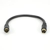 Benutzer definiertes ODM/OEM Mini Din 9-poliges Audio kabel von Stecker zu Stecker Md 9