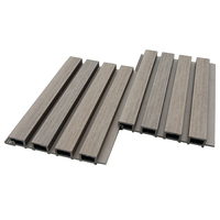 Plancher de terrasse extérieur imperméable en WPC, bois-plastique composite, grain de bois 3D