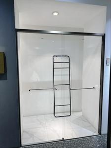 Mampara de Ducha Corredera Semi-Frameless Personalizada para Proyectos, Vidrio Transparente, Cromo, Garantía de 4 Años, Fácil de Limpiar - Product Image 4