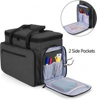 Échantillon gratuit, sac de transport pour machine à coudre portable, grand, rembourrage amovible, boîte de rangement pour machine à coudre, sac de transport