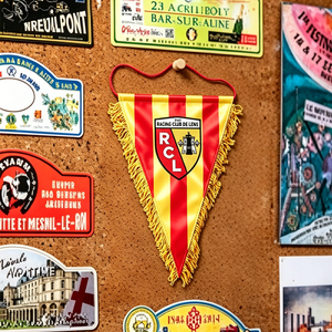 <span class=keywords><strong>Drapeau</strong></span> de club de football brodé 100% polyester pour les fans de sport, décoration murale pour les matchs, logo - Product Image 5