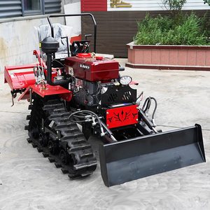 Factory Price Farm Tiller <b>Cultivator</b> Remote Control Rotary Tiller Agricultural Mini Crawler Tractor - Product Image 2
